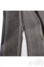 Pouf déboussable BOTA gris clair/gris foncé - Fermeture zip